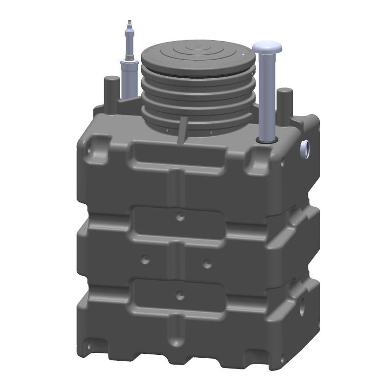Elektrivaba biopuhasti moodul septiku või mahuti järele paigaldamiseks – Biorock Ecorock 2000- kuni 10-le inimesele