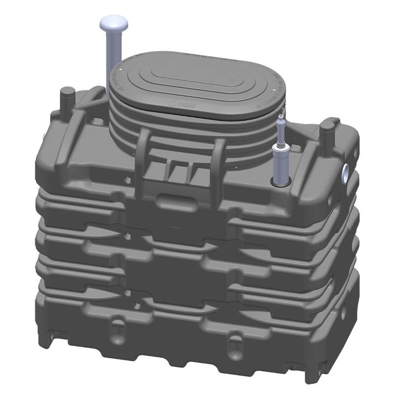 Elektrivaba biopuhasti moodul septiku või mahuti järele paigaldamiseks – Biorock Ecorock 3000- kuni 15-le inimesele